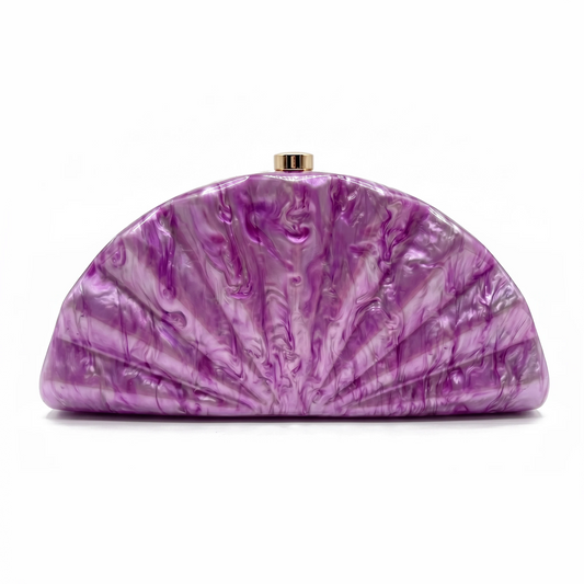 Clutch Fania Morado
