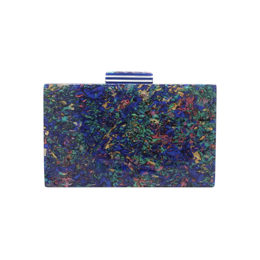 Clutch Mármol Azul
