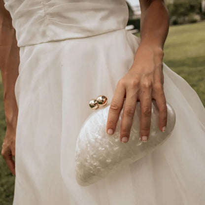 Clutch Cosmia Blanco