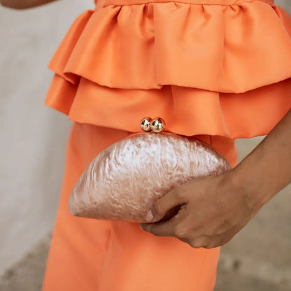 Clutch Cosmia Salmón