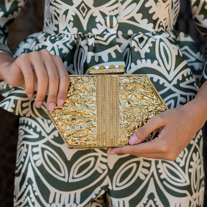 Clutch Deluxe Gandhi Nácar