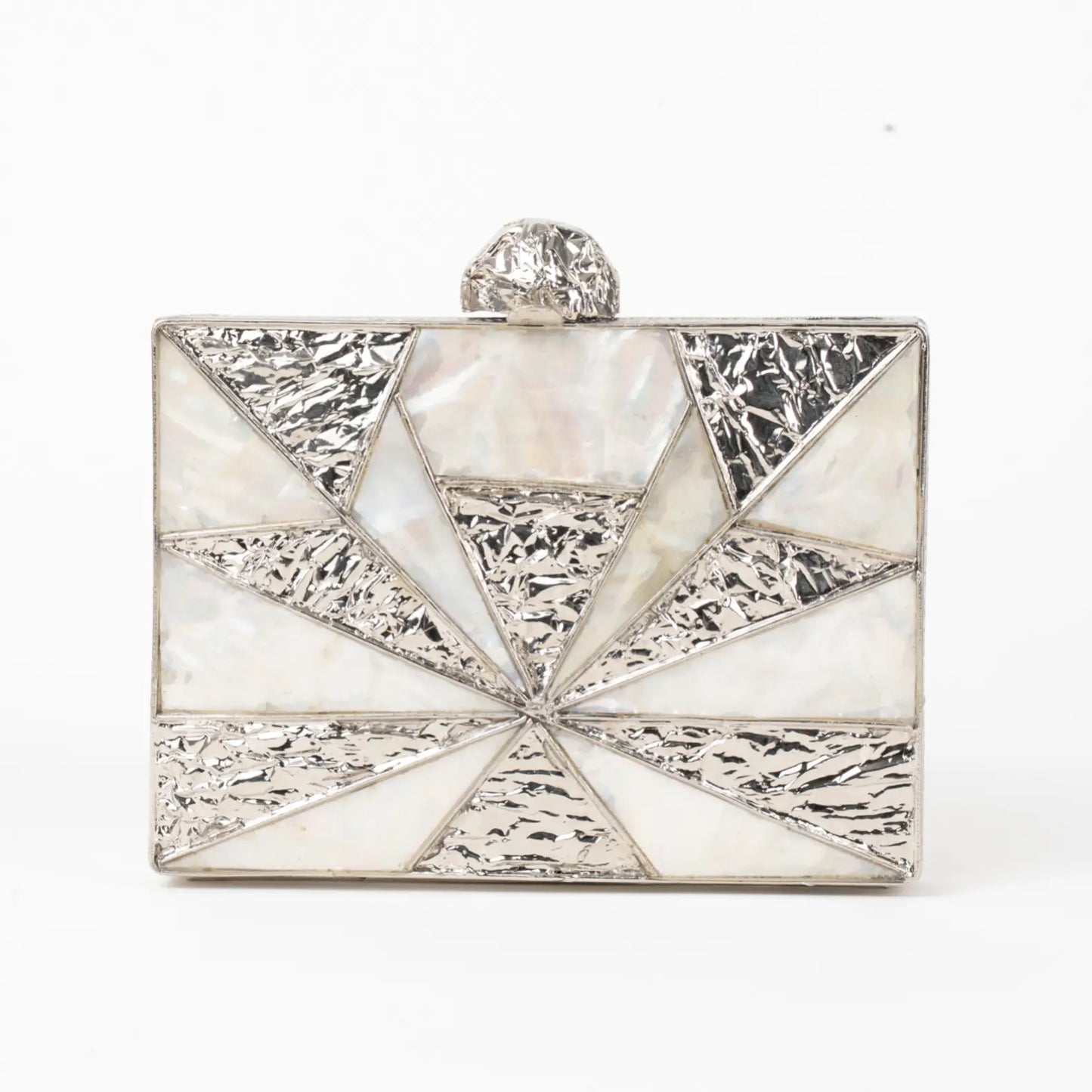 Clutch Deluxe Kochi Plata Nácar