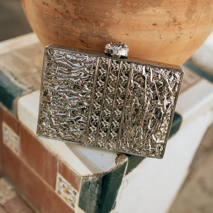 Clutch Deluxe Kochi Plata Nácar