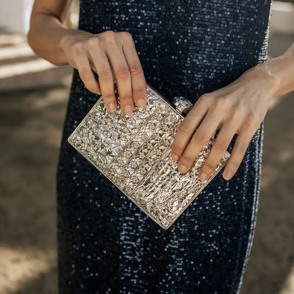 Clutch Deluxe Kochi Plata Nácar