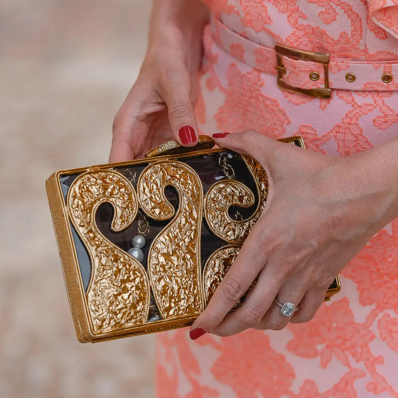Clutch Deluxe Korga Burdeos