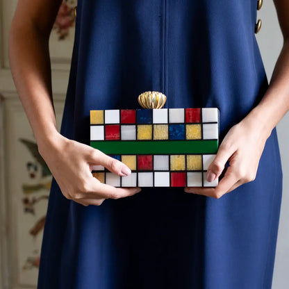 Clutch Loto Mondrian Multicolor