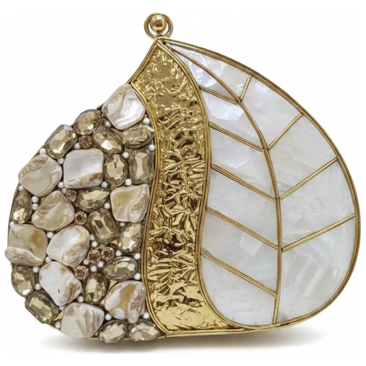 Clutch Deluxe Hoja Oroa Nácar y Shine