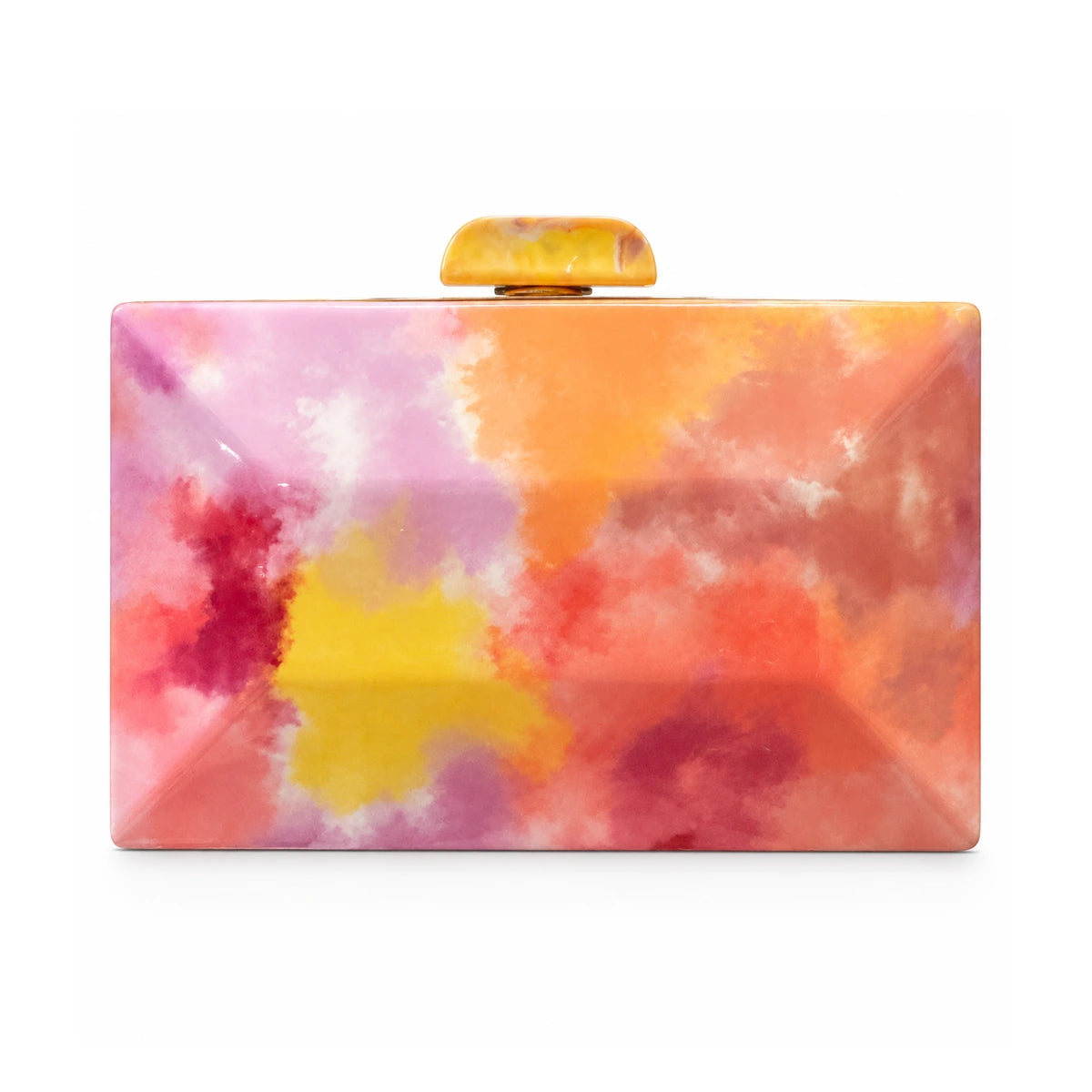 Clutch Nubes Fantasía Tie dye Multicolor pastel