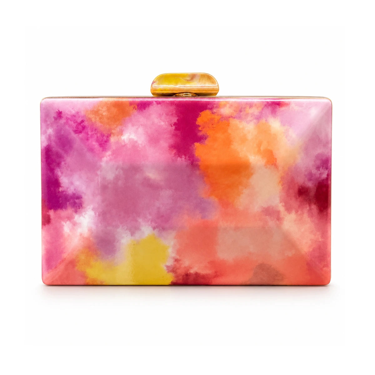 Clutch Nubes Fantasía Tie dye Multicolor pastel