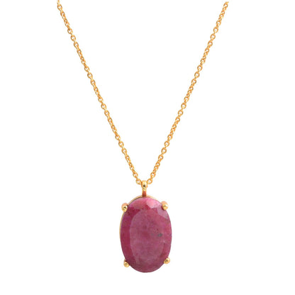 Colgante Luzia Rubí Rhodonite