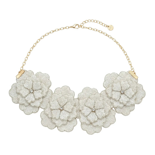 Collar Bordado Nocturnia Blanco