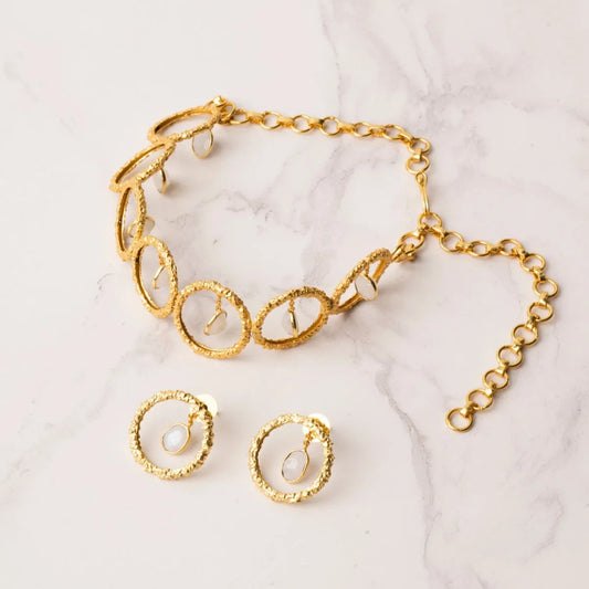 Conjunto Narinari + Ovidio piedra lunar