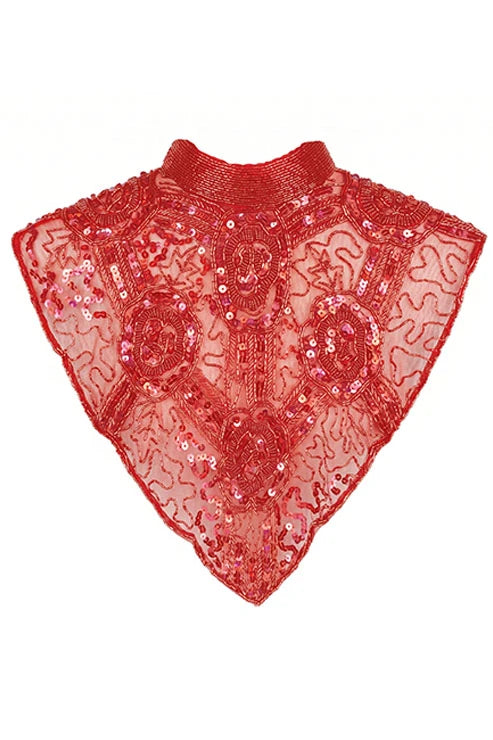Cuello Joya Elvy Rojo fresa