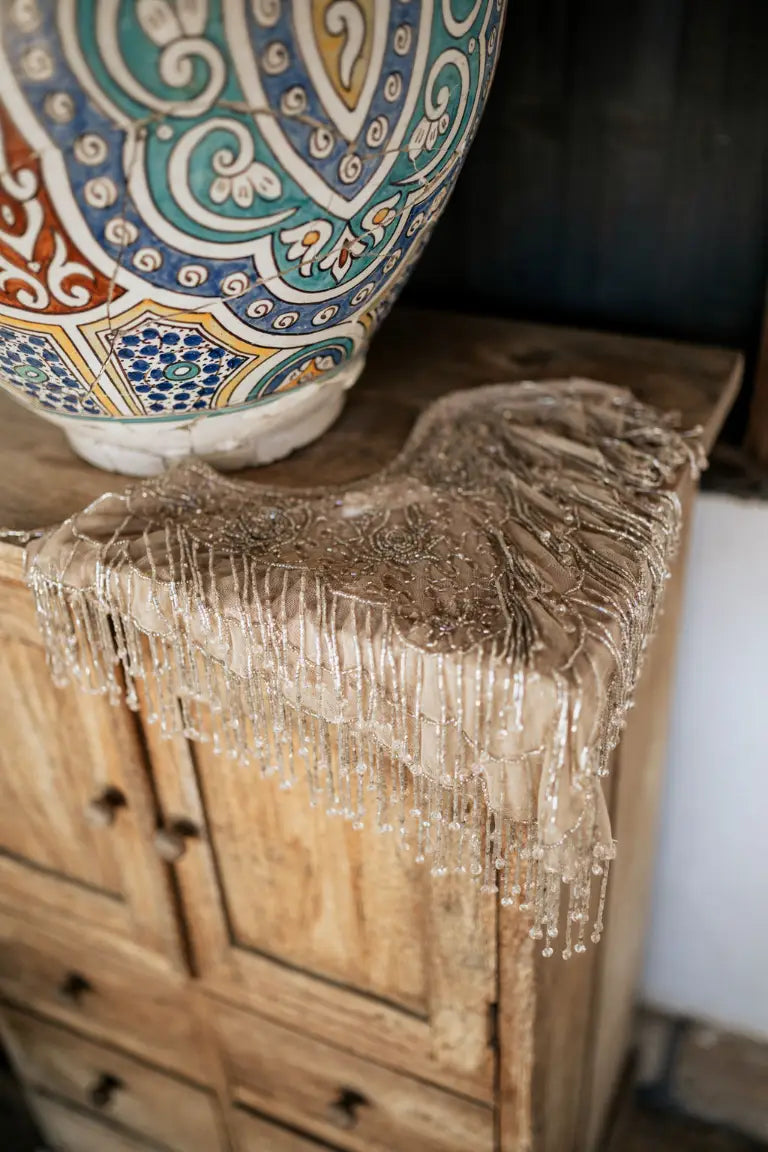 Cuello Joya Esencia Beige - talla XS