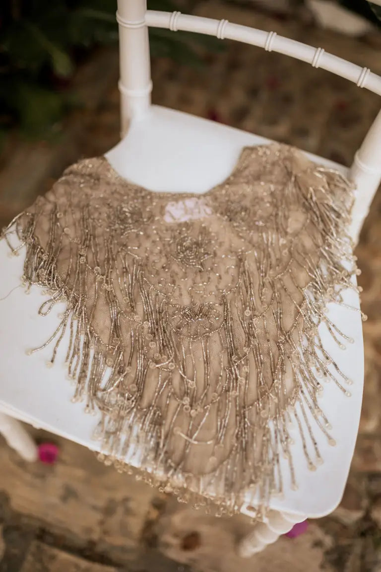 Cuello Joya Esencia Beige - talla XS