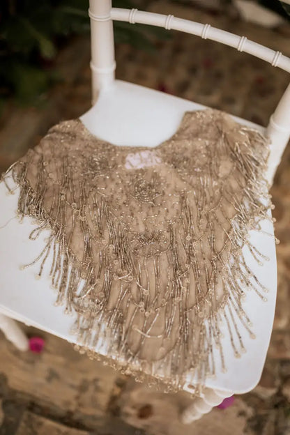 Cuello Joya Esencia Beige - talla XS