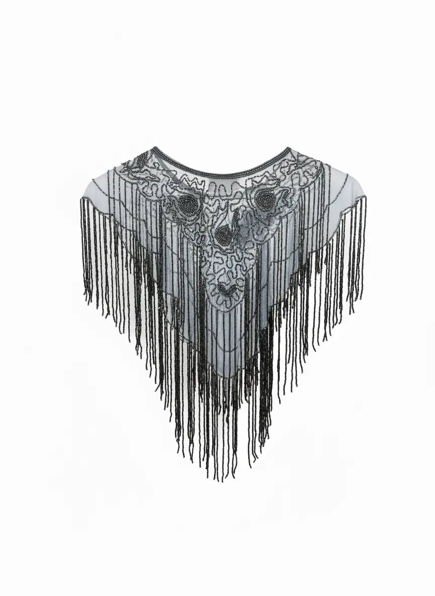 Cuello Joya Esencia Gris azulado y Cromo