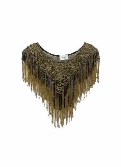 Cuello Joya Esencia Negro y Dorado