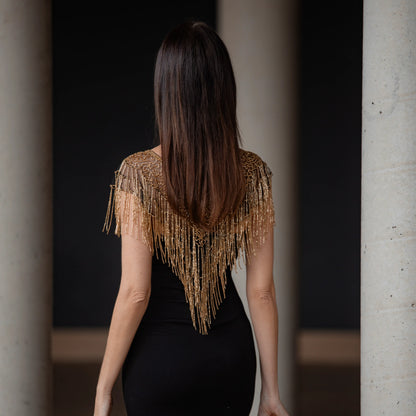 Cuello Joya Esencia Negro y Dorado