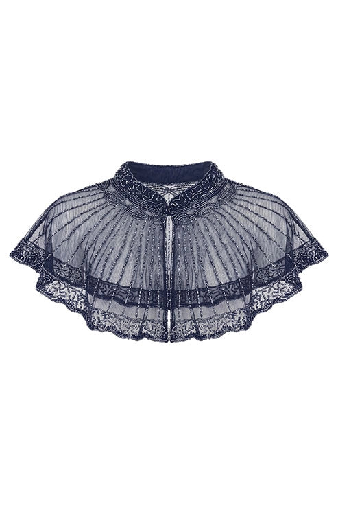 Cuello Joya Luz Azul oscuro