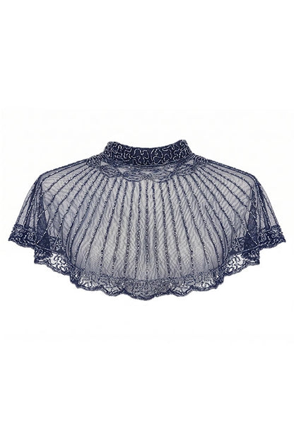Cuello Joya Luz Azul oscuro