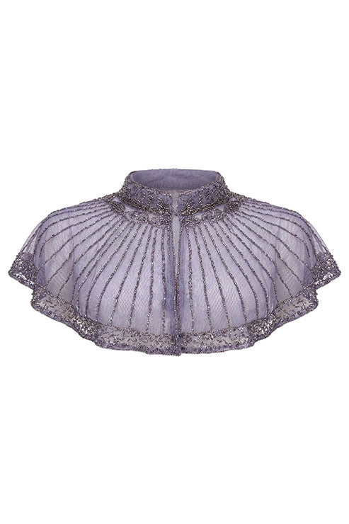 Cuello Joya Luz Gris azulado