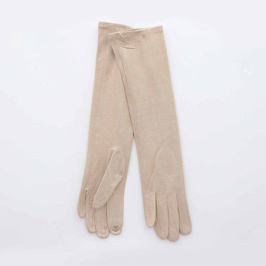 Guantes Invitada Antelina Beige