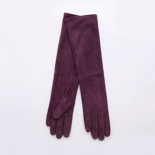 Guantes Invitada Antelina Berenjena