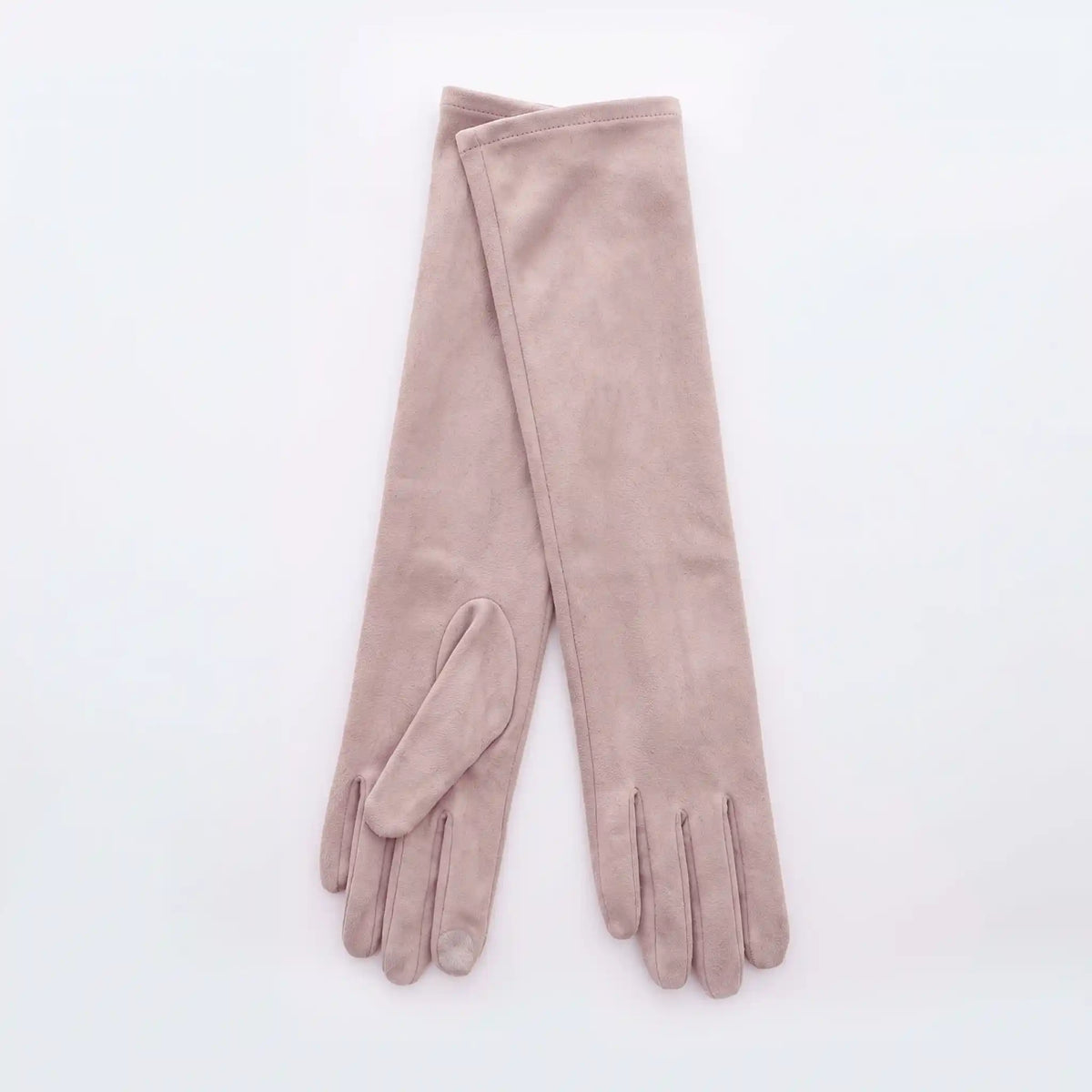 Guantes Invitada Antelina Rosa Empolvado