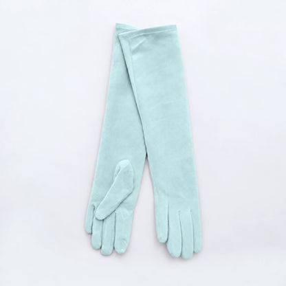 Guantes Invitada Antelina Azul claro