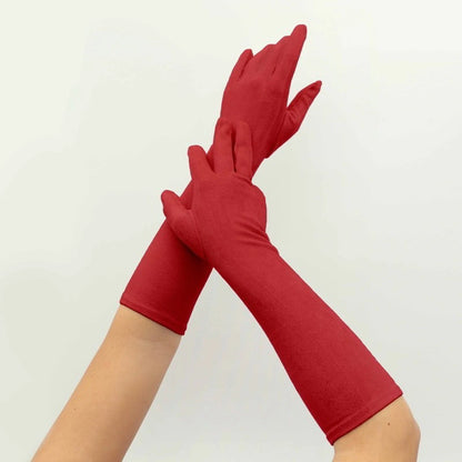 Guantes Invitada Antelina Rojo