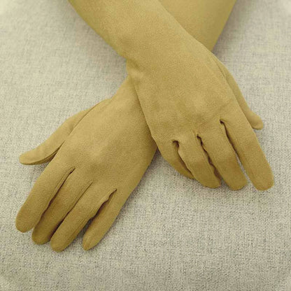 Guantes Invitada Antelina Verde oliva
