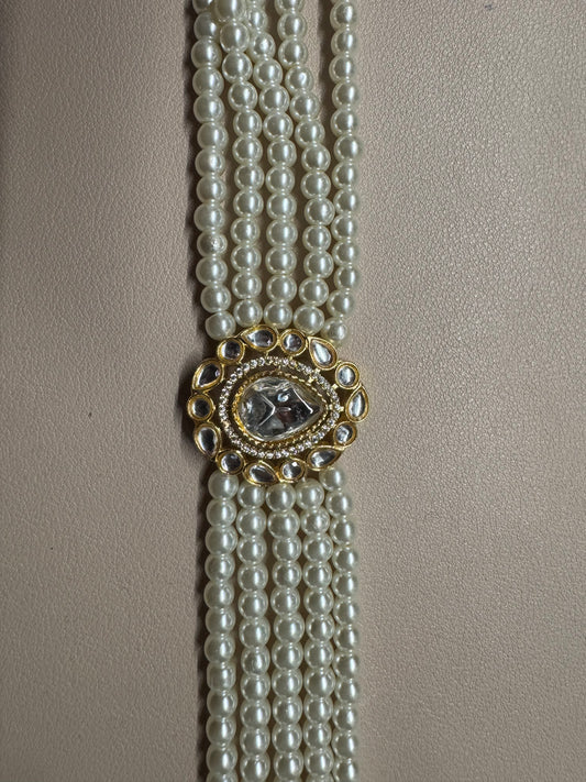 Choker Vintage Zaria Perlas