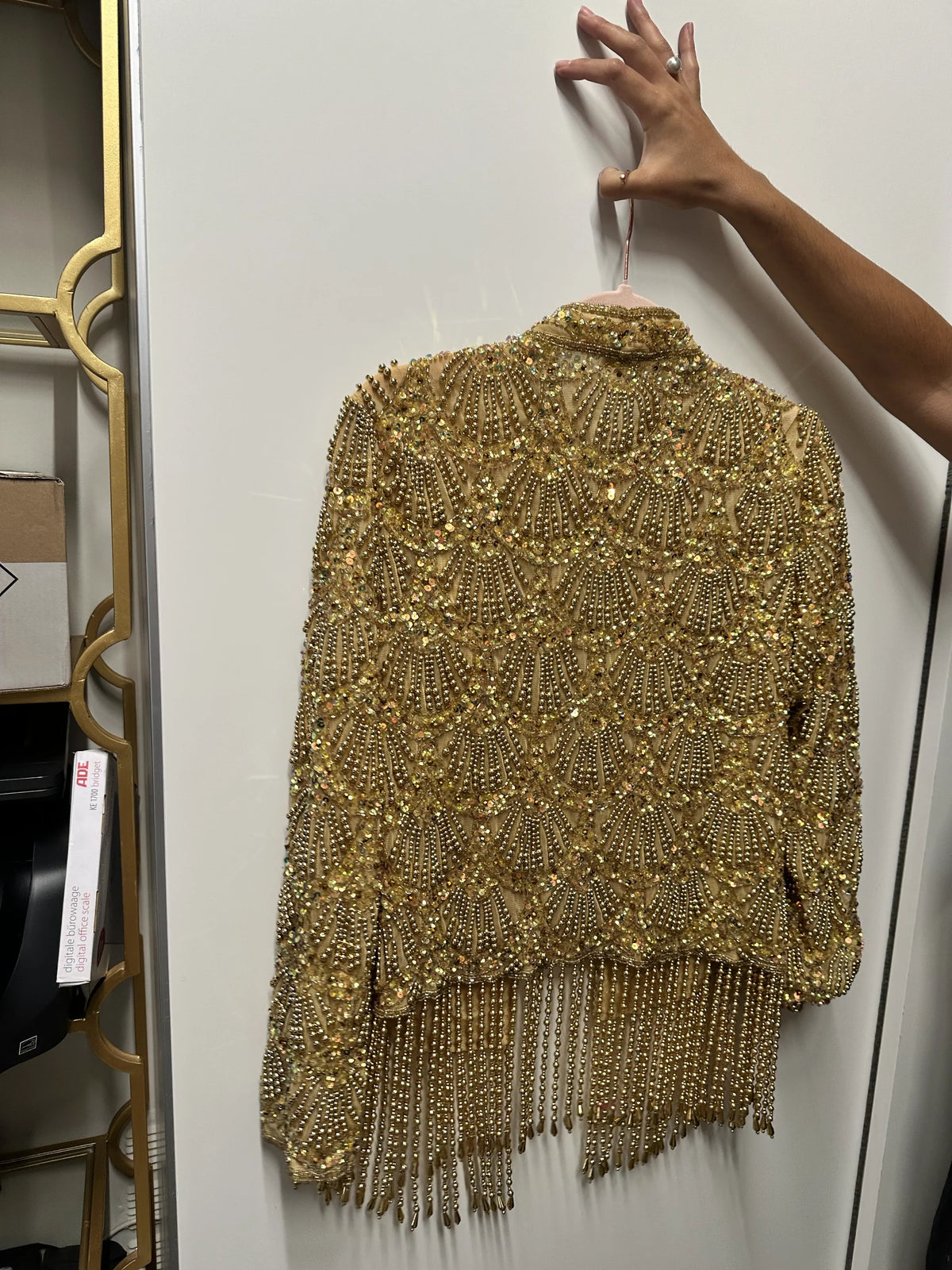 Chaqueta Joya Amarante Dorada