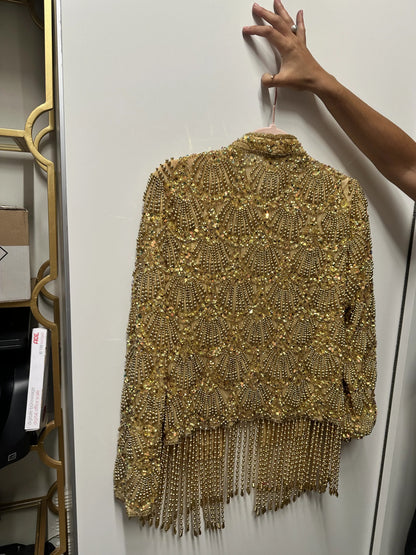 Chaqueta Joya Amarante Dorada