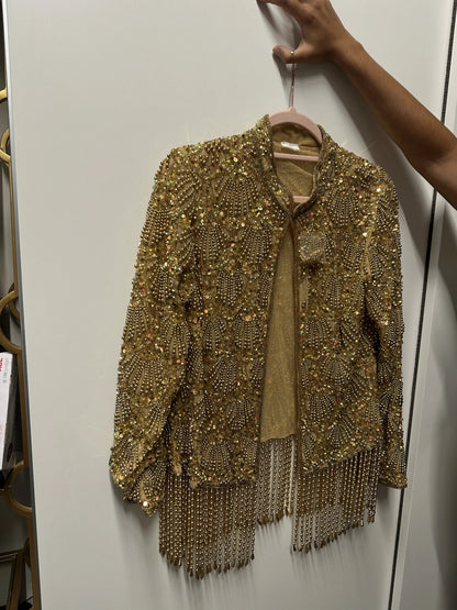 Chaqueta Joya Amarante Dorada
