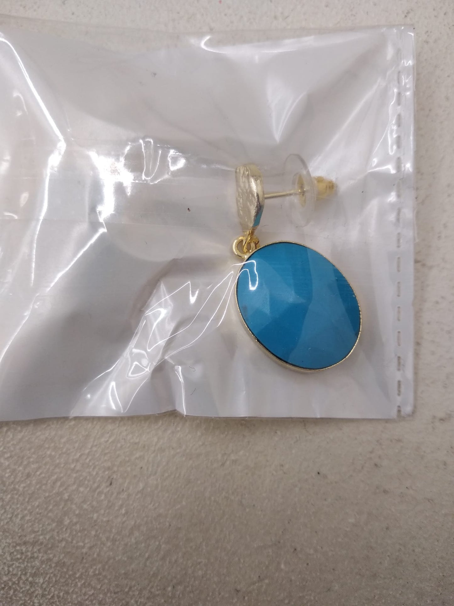 Pendientes Ovals Ed. Limitada Turquesa