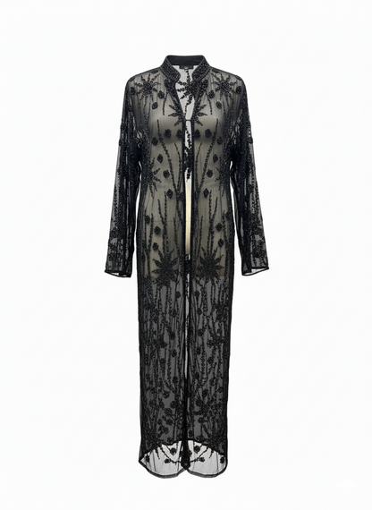 Kaftan Largo Joya Firmamento Negro