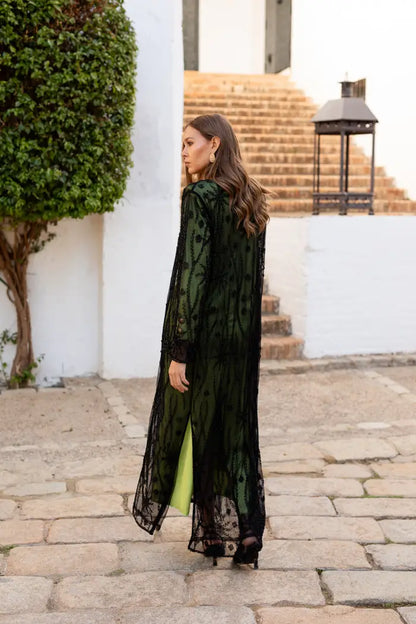 Kaftan Largo Joya Firmamento Negro