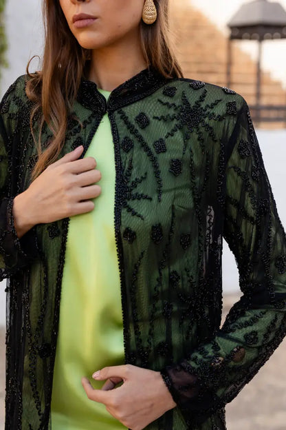 Kaftan Largo Joya Firmamento Negro