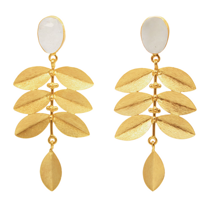 Pendientes Majus Ed. Limitada Piedra Lunar