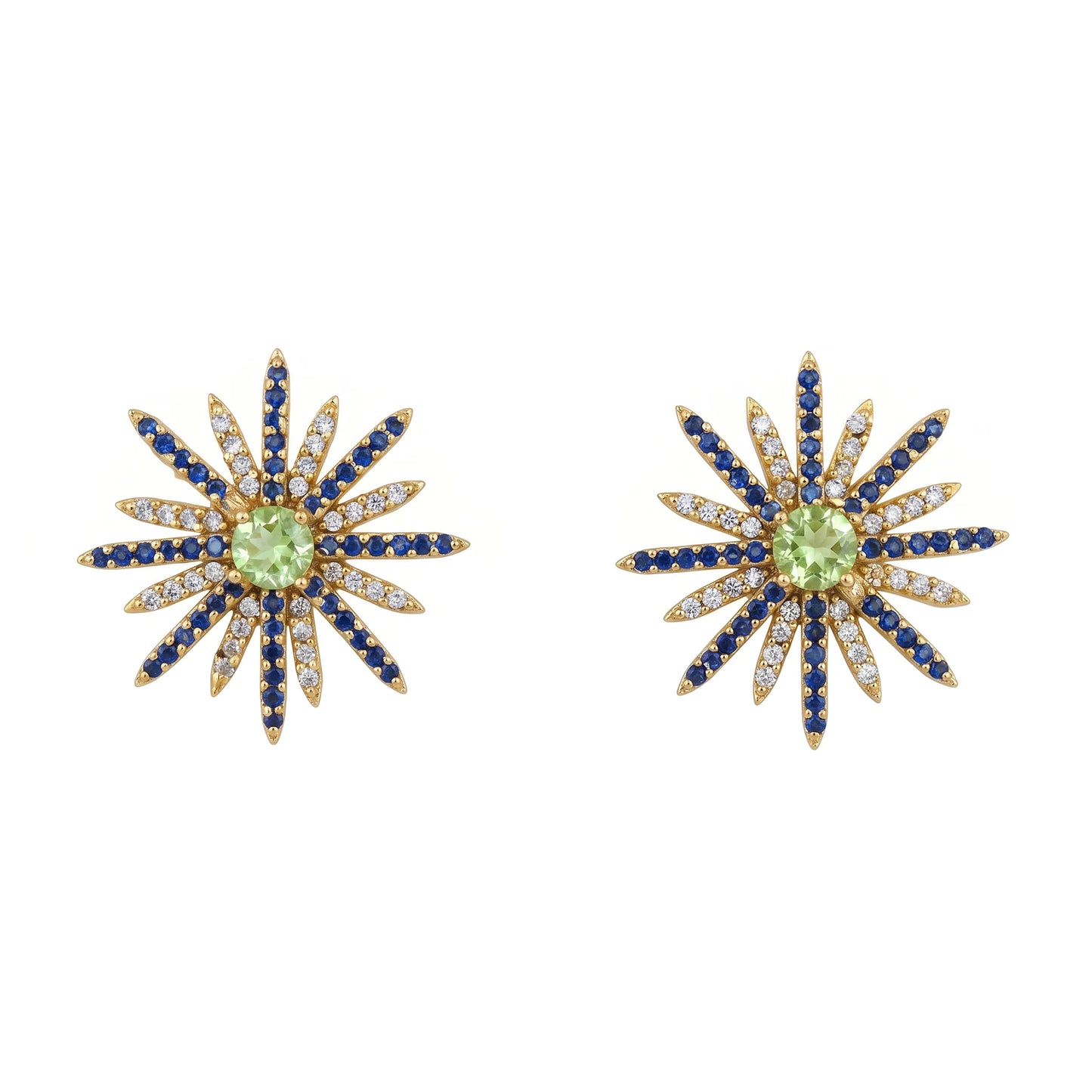 Matrix Pendientes Estrella Polaris Verde, Azul y Shine