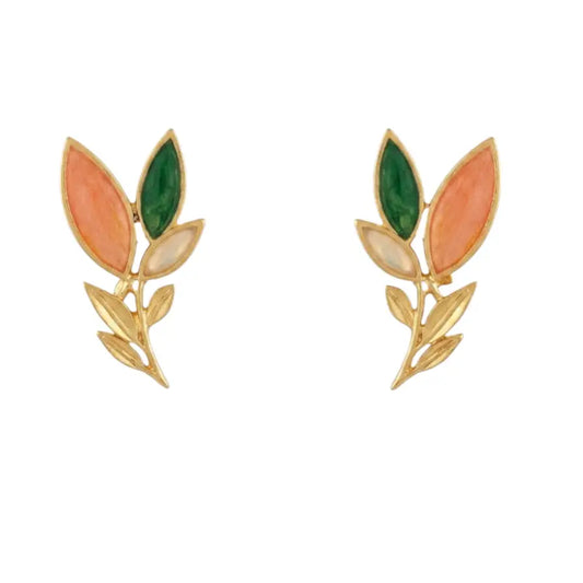 Matrix Pendientes Leaves Ed. Limitada Multicolor Corn