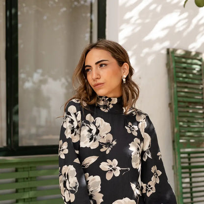 Matrix Pendientes Genís Small Blanco Nácar y Labradorita