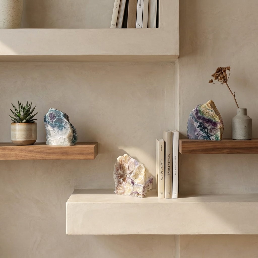 Occeanis Piedra decorativa fluorita