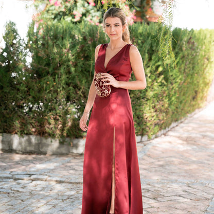 Bolso Ovalado Yai Granate