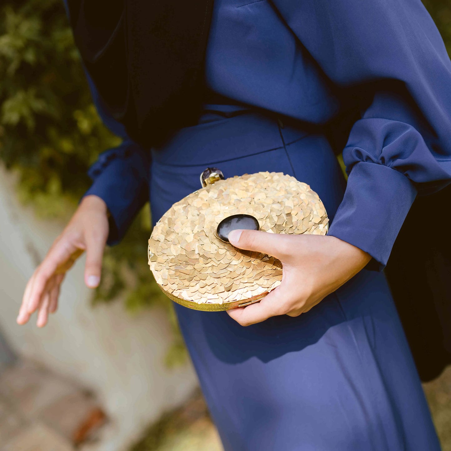 Bhuj Deluxe Clutch Black