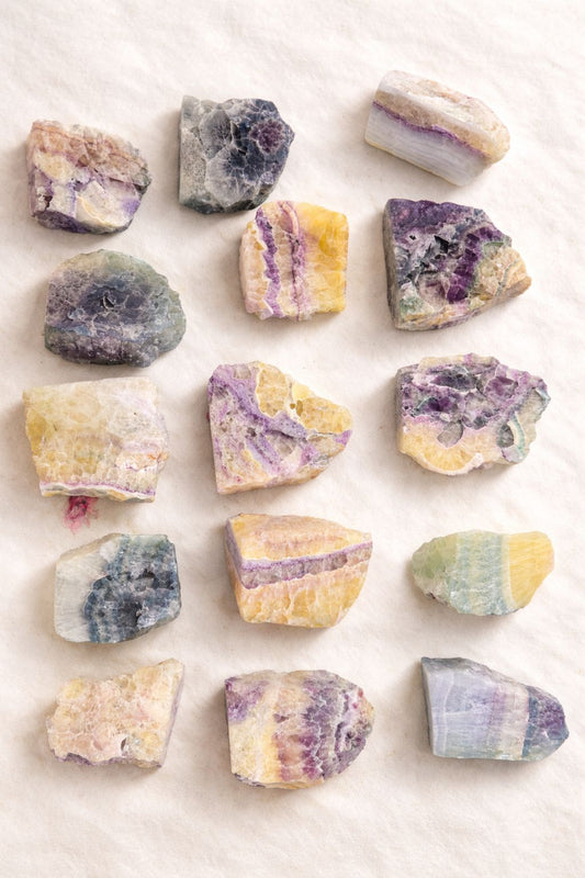 Occeanis Piedra decorativa fluorita