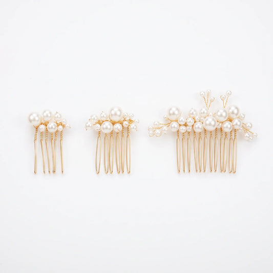 Pack 3 Peinecillos Perlas Cosmio