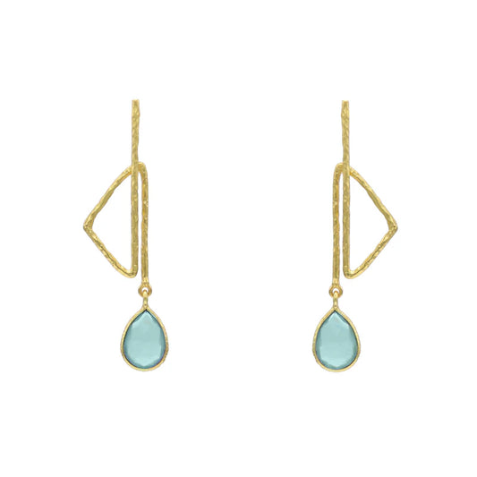 Pendientes Irene Azul agua